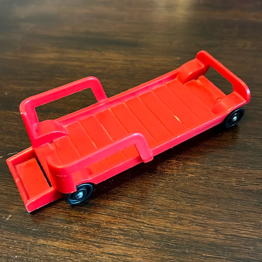 Vintage Fisher-Price adventure, series, red, Hospital stretcher Rescue Team 350